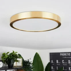 Lampes Dorées-hofstein Plafonnier Finsrud LED Or, 1 lumière