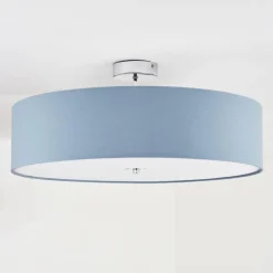 Lampes En Tissu-hofstein Plafonnier Foggia Chrome, 3 lumières