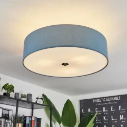 Lampes En Tissu-hofstein Plafonnier Foggia Chrome, 3 lumières