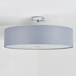 Lampes En Tissu-hofstein Plafonnier Foggia Chrome, 3 lumières