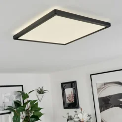 hofstein Plafonnier Folgares LED Noir, 1 lumière