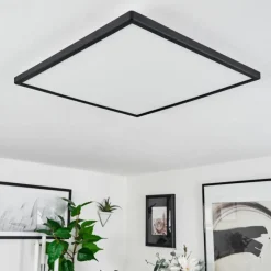 hofstein Plafonnier Folgares LED Noir, 1 lumière