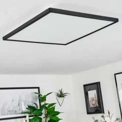 hofstein Plafonnier Folgares LED Noir, 1 lumière