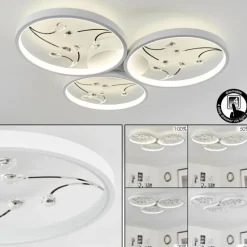 hofstein Plafonnier Fombillou LED Blanc, 1 lumière