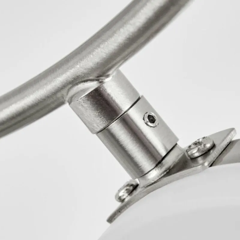 hofstein Plafonnier Frans LED Nickel mat, 1 lumière