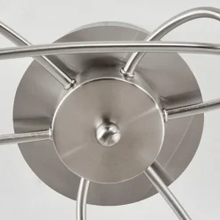 hofstein Plafonnier Frans LED Nickel mat, 1 lumière