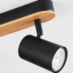 hofstein Plafonnier Gandufe Écru, Noir, 3 lumières