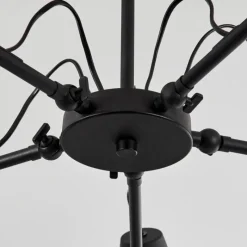 Lampes Industrielles-hofstein Plafonnier Gaudent Noir, 5 lumières