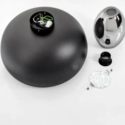 Lampes Dorées-hofstein Plafonnier Gaudi Or, Noir, 1 lumière