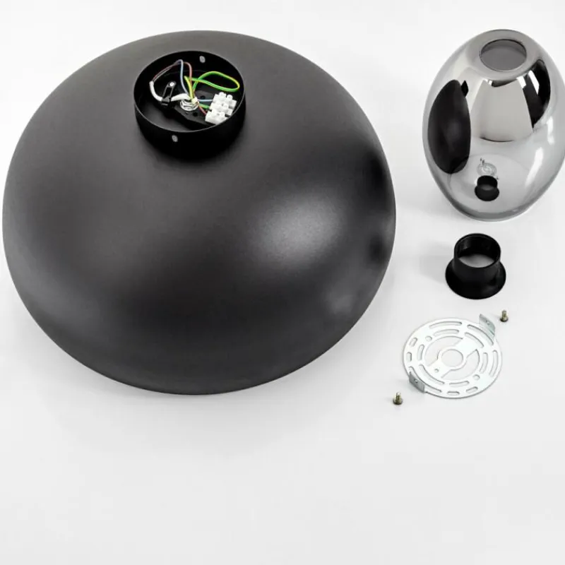 Lampes Dorées-hofstein Plafonnier Gaudi Or, Noir, 1 lumière