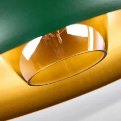 Lampes Dorées-hofstein Plafonnier Gaudi Or, Vert, 1 lumière