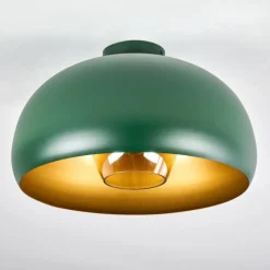 Lampes Dorées-hofstein Plafonnier Gaudi Or, Vert, 1 lumière