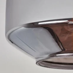 Suspension Verre Fumé-hofstein Plafonnier Gondim Fumé, 1 lumière