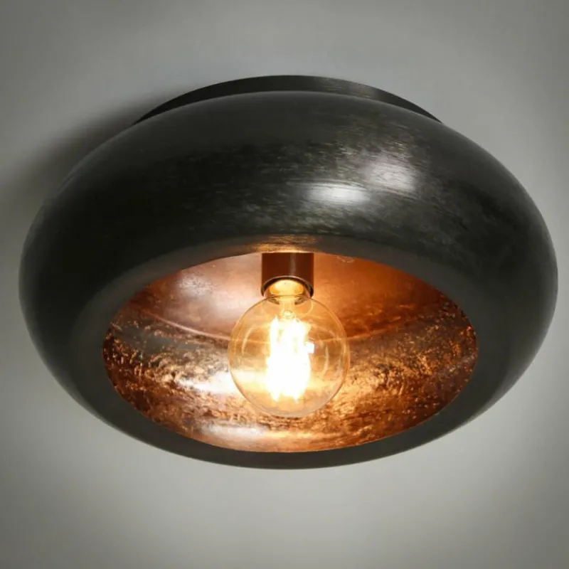 hofstein Plafonnier Gralhos Noir, 1 lumière