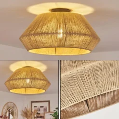 Luminaires Scandinaves-hofstein Plafonnier Henvic Noir, 1 lumière