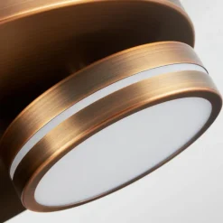 hofstein Plafonnier Huallilemu LED Vieux laiton, 3 lumières