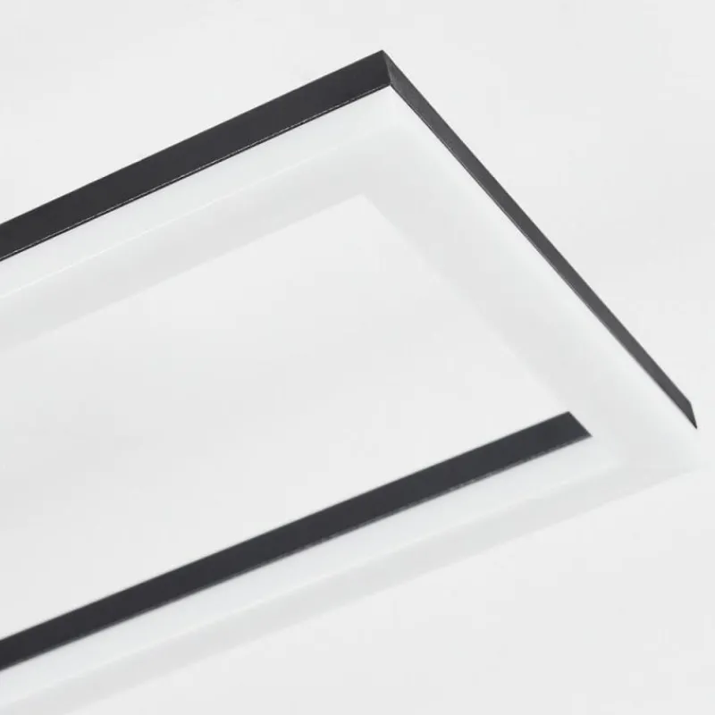 hofstein Plafonnier Hyacinthe LED Noir, 1 lumière, Télécommandes