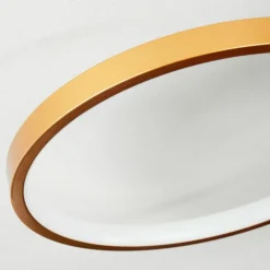 Lampes Dorées-hofstein Plafonnier Ipinco LED Or, Noir, Transparent, 1 lumière, Télécommandes