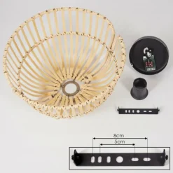 Luminaires Scandinaves-hofstein Plafonnier Irupata Noir, 1 lumière