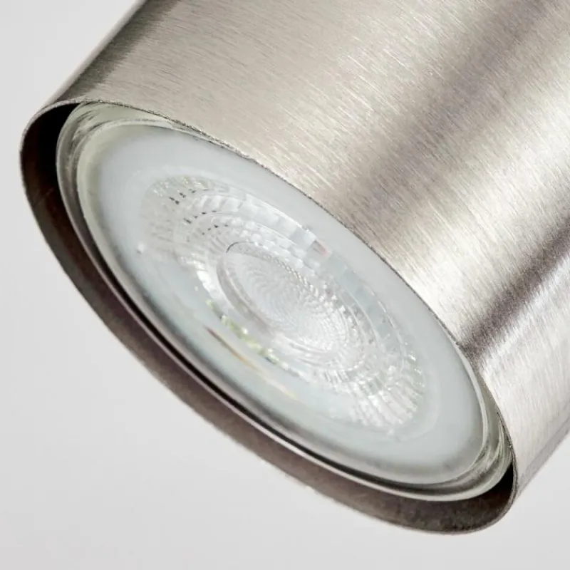 hofstein Plafonnier Javel Nickel mat, 6 lumières