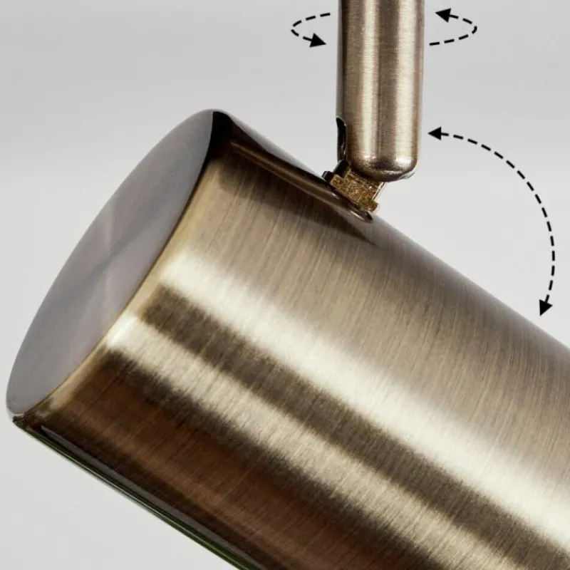 hofstein Plafonnier Javel Noir, 2 lumières