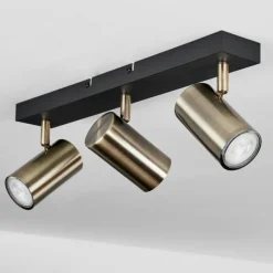 hofstein Plafonnier Javel Noir, 3 lumières