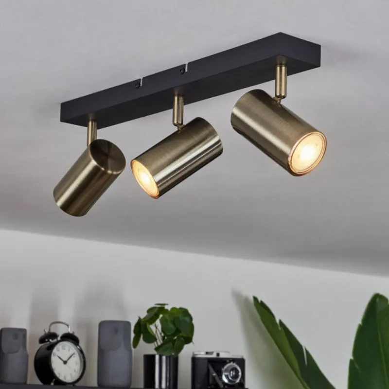 hofstein Plafonnier Javel Noir, 3 lumières