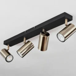 hofstein Plafonnier Javel Noir, 4 lumières