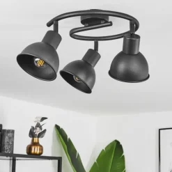 Luminaires Scandinaves-hofstein Plafonnier Kansela Noir, 3 lumières