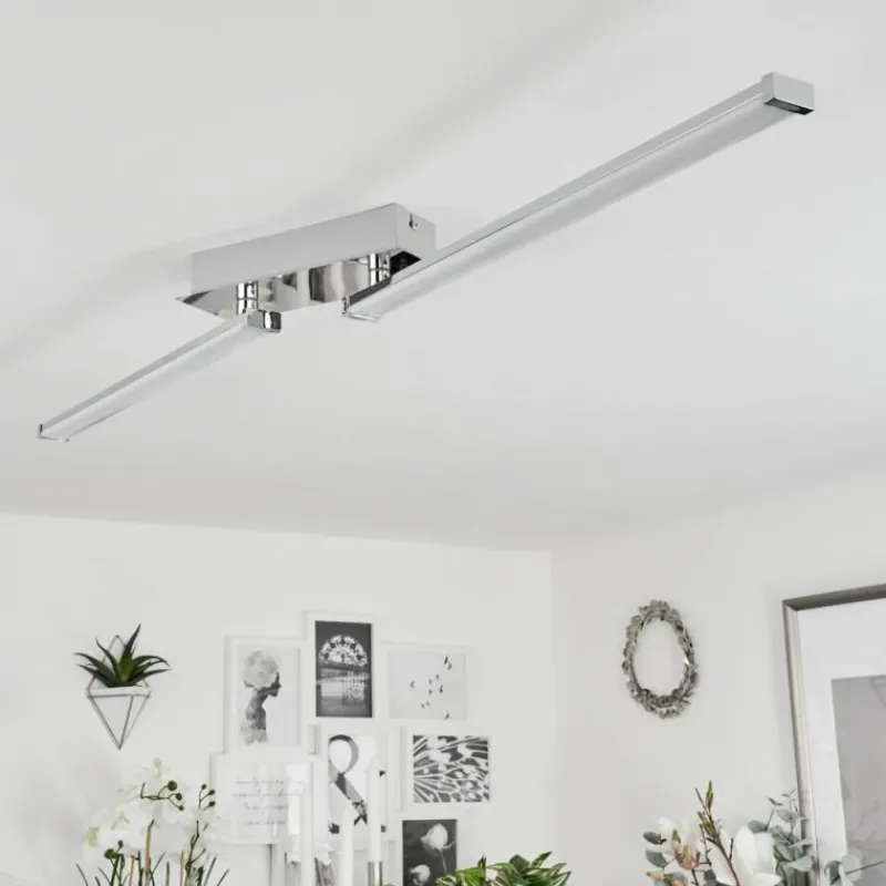 hofstein Plafonnier Kudus LED Chrome, 1 lumière