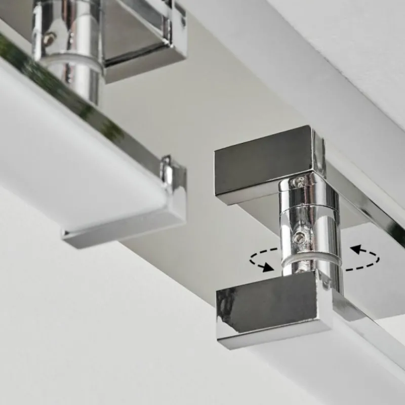 hofstein Plafonnier Kudus LED Chrome, 1 lumière