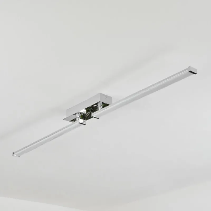 hofstein Plafonnier Kudus LED Chrome, 1 lumière