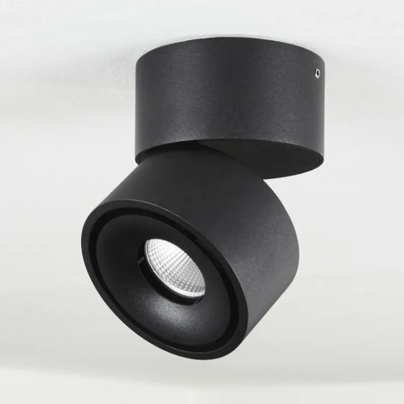 hofstein Plafonnier Laonsana LED Noir, 1 lumière* Éclairage Led