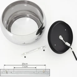 hofstein Plafonnier Lissy Noir, 3 lumières