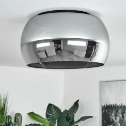 hofstein Plafonnier Lissy Noir, 3 lumières