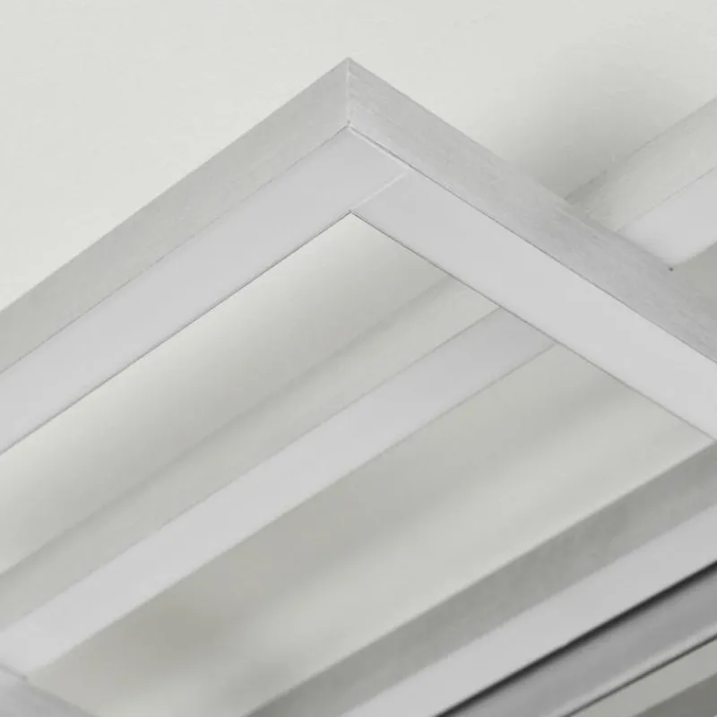 hofstein Plafonnier Longos LED Aluminium, 1 lumière