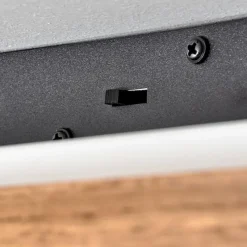 Luminaires Scandinaves-hofstein Plafonnier Longvic LED Brun, Couleur bois, Noir, 1 lumière