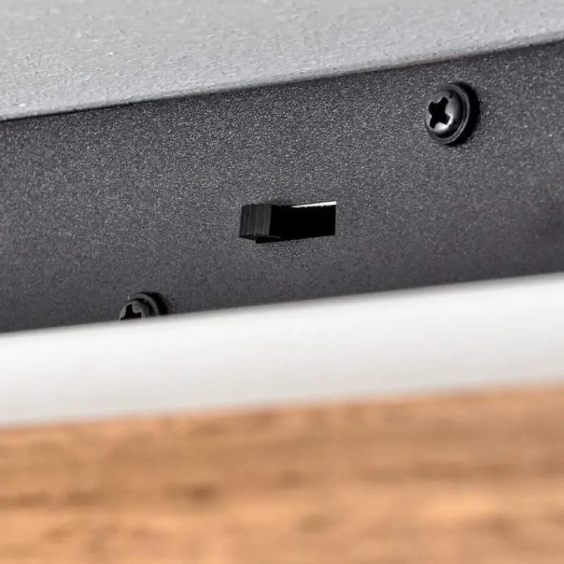 Luminaires Scandinaves-hofstein Plafonnier Longvic LED Brun, Couleur bois, Noir, 1 lumière