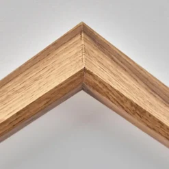 Luminaires Scandinaves-hofstein Plafonnier Longvic LED Brun, Couleur bois, Noir, 1 lumière