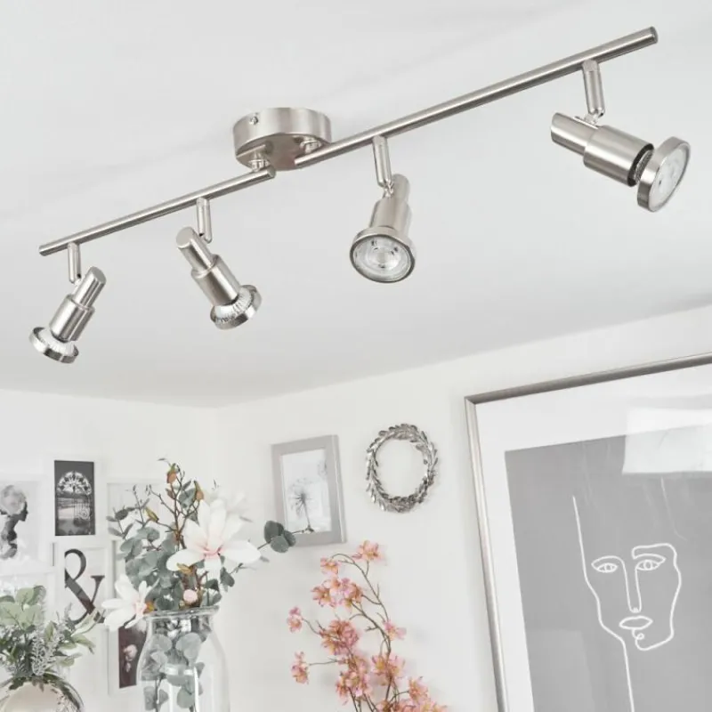 hofstein Plafonnier Lonquimay Nickel mat, 4 lumières