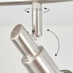 hofstein Plafonnier Lonquimay Nickel mat, 4 lumières