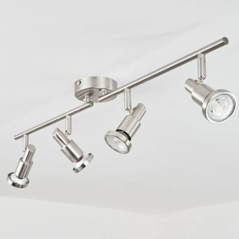 hofstein Plafonnier Lonquimay Nickel mat, 4 lumières