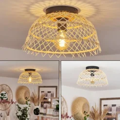 Luminaires Scandinaves-hofstein Plafonnier Madic Noir, 1 lumière