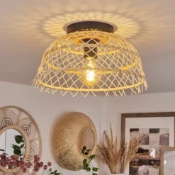 Luminaires Scandinaves-hofstein Plafonnier Madic Noir, 1 lumière