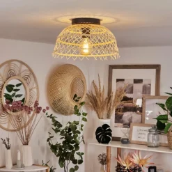 Luminaires Scandinaves-hofstein Plafonnier Madic Noir, 1 lumière