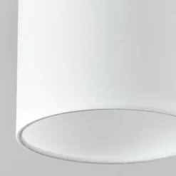 Lampes En Tissu-hofstein Plafonnier Marrancos Blanc, 7 lumières