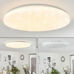 hofstein Plafonnier Melres LED Blanc, 1 lumière