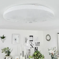 hofstein Plafonnier Melres LED Blanc, 1 lumière