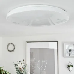 hofstein Plafonnier Melres LED Blanc, 1 lumière