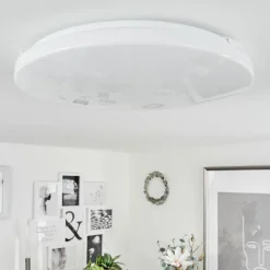 hofstein Plafonnier Melres LED Blanc, 1 lumière